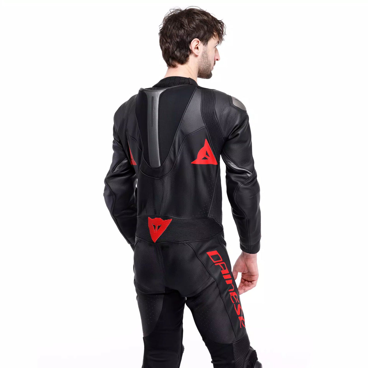 DEMON SPRINT - TUTA MOTO INTERA IN PELLE TRAFORATA UOMO