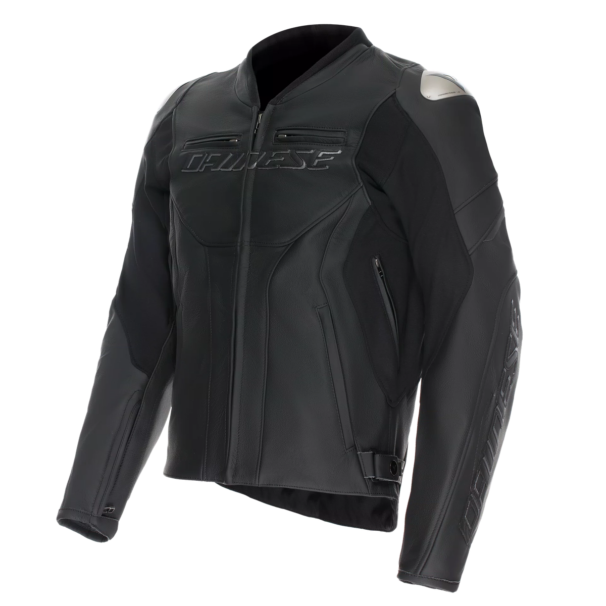 RACING 5 - GIACCA MOTO IN PELLE UOMO - BLACK