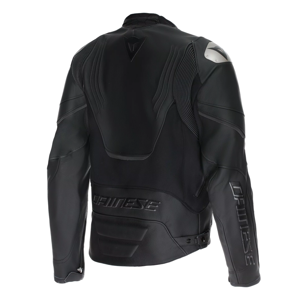 RACING 5 - GIACCA MOTO IN PELLE UOMO - BLACK