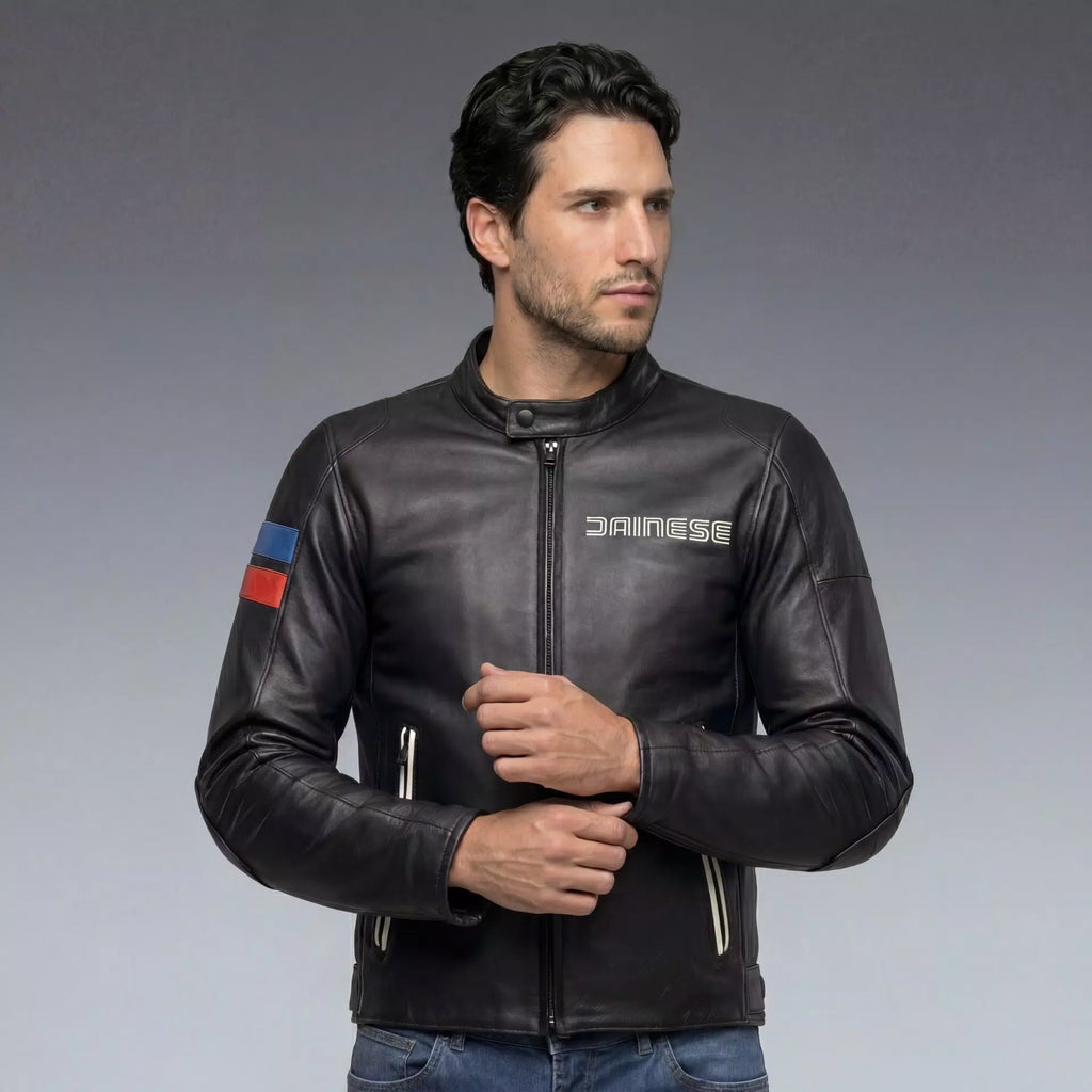 LEGGENDA - GIACCA MOTO IN PELLE UOMO