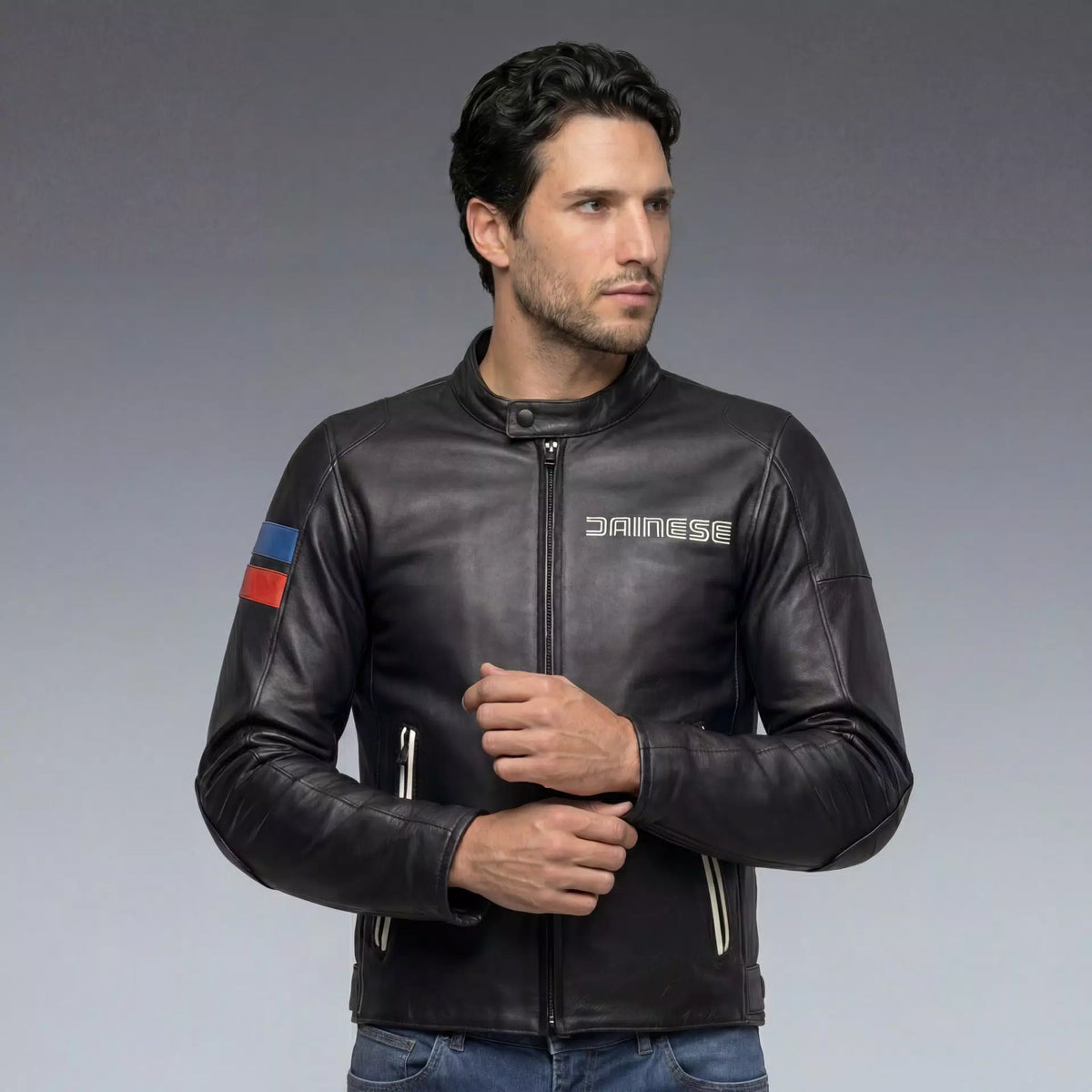 LEGGENDA - GIACCA MOTO IN PELLE UOMO