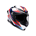 K6 S TIMEWARP MATT BLACK/RED/BLUE - CASCO MOTO INTEGRALE E2206
