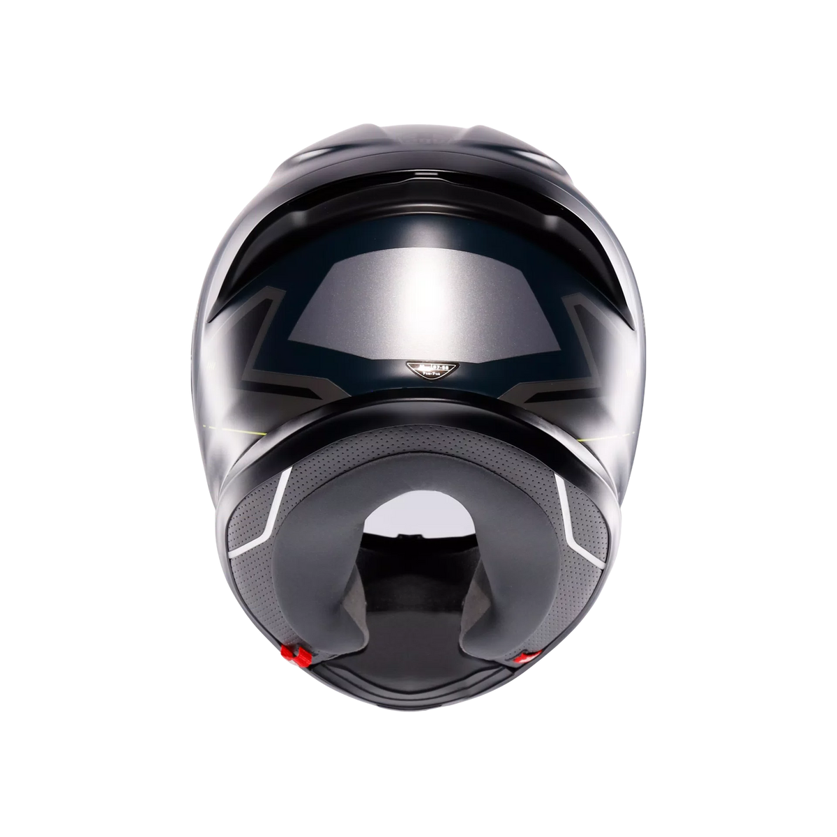 K6 S ENHANCE MATT GREY/YELLOW FLUO - CASCO MOTO INTEGRALE E2206