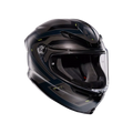 K6 S ENHANCE MATT GREY/YELLOW FLUO - CASCO MOTO INTEGRALE E2206